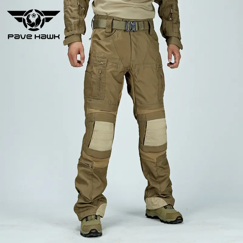 New Tactical Men Pants Multi-pocket Wear-resistant Trekking Pantalones Mens Outdoor Hiking Camping Climbing Jogging Pants