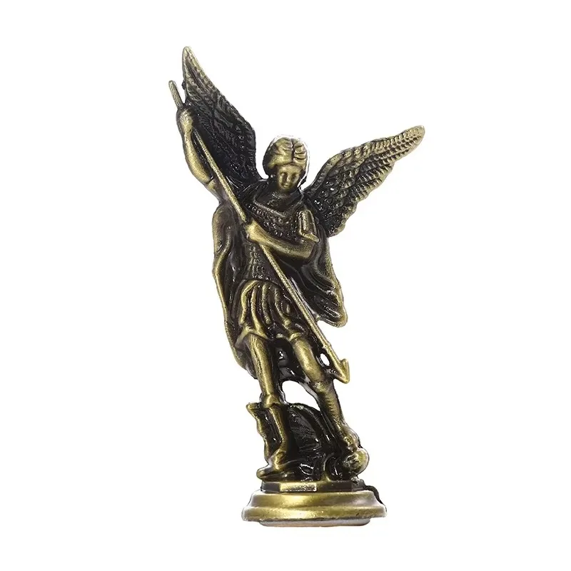 Exquisite Saint Michael the Archangel Guardian Figurine - Zinc Alloy Craft