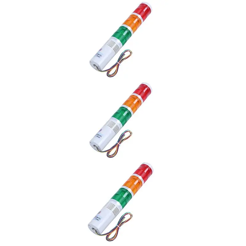 A98E-3X AC/DC 24V 빨간색 녹색 노란색 LED 램프 산업용 타워 신호등