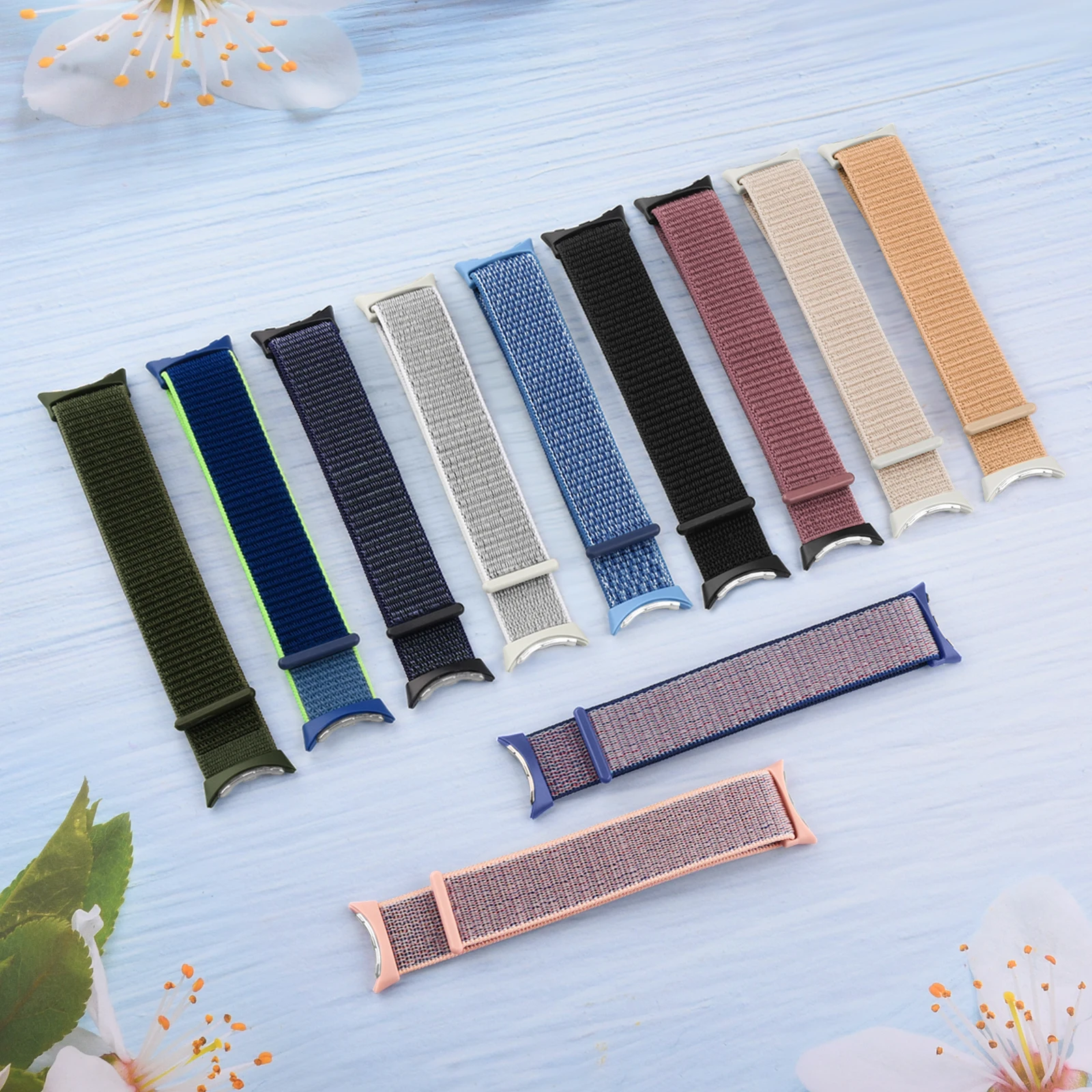 Adjustable Nylon Solo Loop Watchband Bracelet - Universal Fit