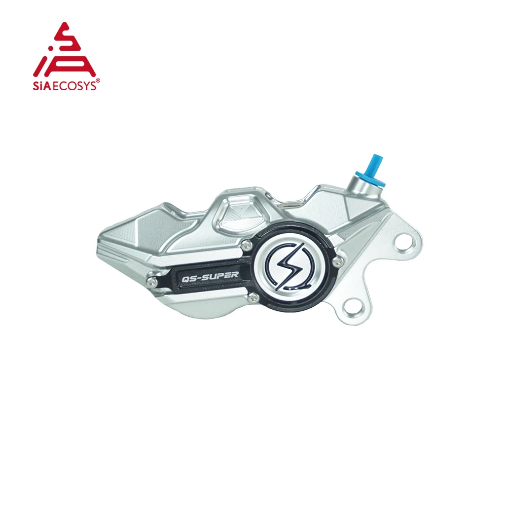 QS Aluminum 4 Pistons Brake Caliper for Electric Motorcycle