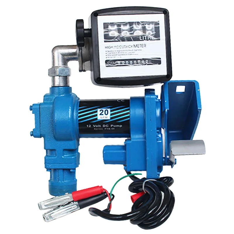 

Mobile Petrol Gas Filling Station Gasoline Fuel Dispensing Pump with Flow Meter and Manual Nozzle for Sale