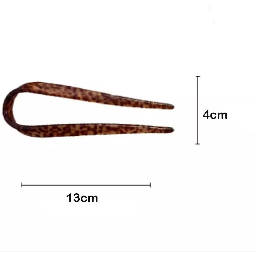 Hairstyle Tool Hair Accessories Hair Fork Headbands U-Shaped Hairpin Acetate Headwear Hair Sticks for Women/Girls