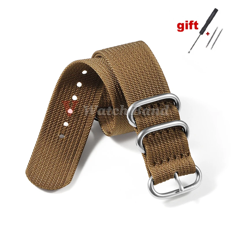 High-Density Durable Nylon Watch Band - Premium Fabric Braid Sport Wristband Accessories