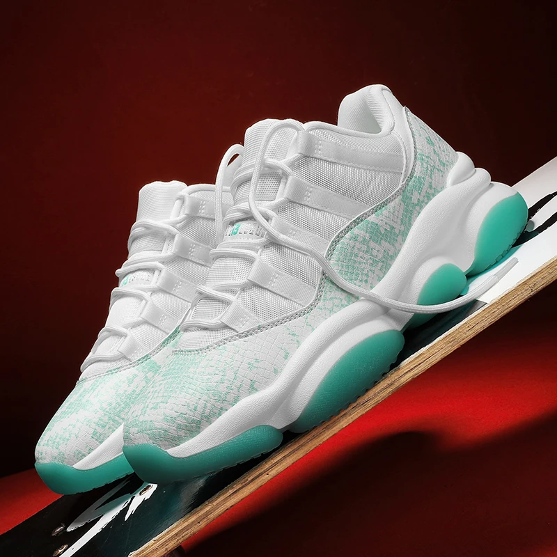 

Fashion and Comfortable Mesh High-top Shoes 2023 Autumn New Men's Sports Shoes Thick Bottom Breathable Non-slip Basketball Shoes