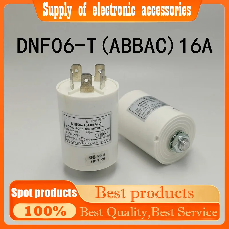 

1PCS DNF06-T(ABBA) (ABBAC)16A Drum washing machine capacitor filter accessories