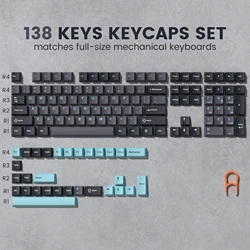 168 - Key Double Shot PBT Custom WOB Cherry Profile Keycap Set (Hhq - 138)