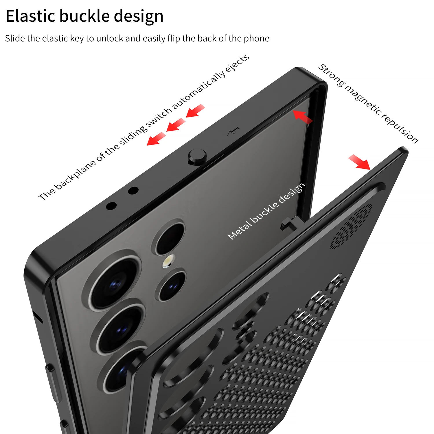 S24 Ultra Cooling Aromatherapy Men's Armor Aluminum Metal Case For Samsung Galaxy S24 plus S23 Ultra Cover Heat Dissipation