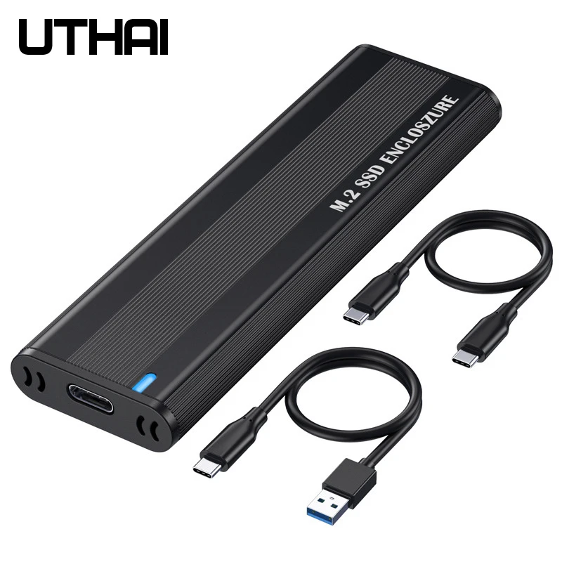 UTHAI M. 2 Tool free installation of mobile hard drive enclosure PCI dual protocol Type-C M.2NVME solid-state drive enclosure