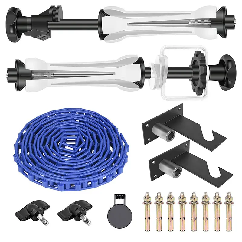 

Подставка для стен и фотографий с одним роликом, 2 в 1, ручная система поддержки фона с одиночными крючками, расширение бара, цепь