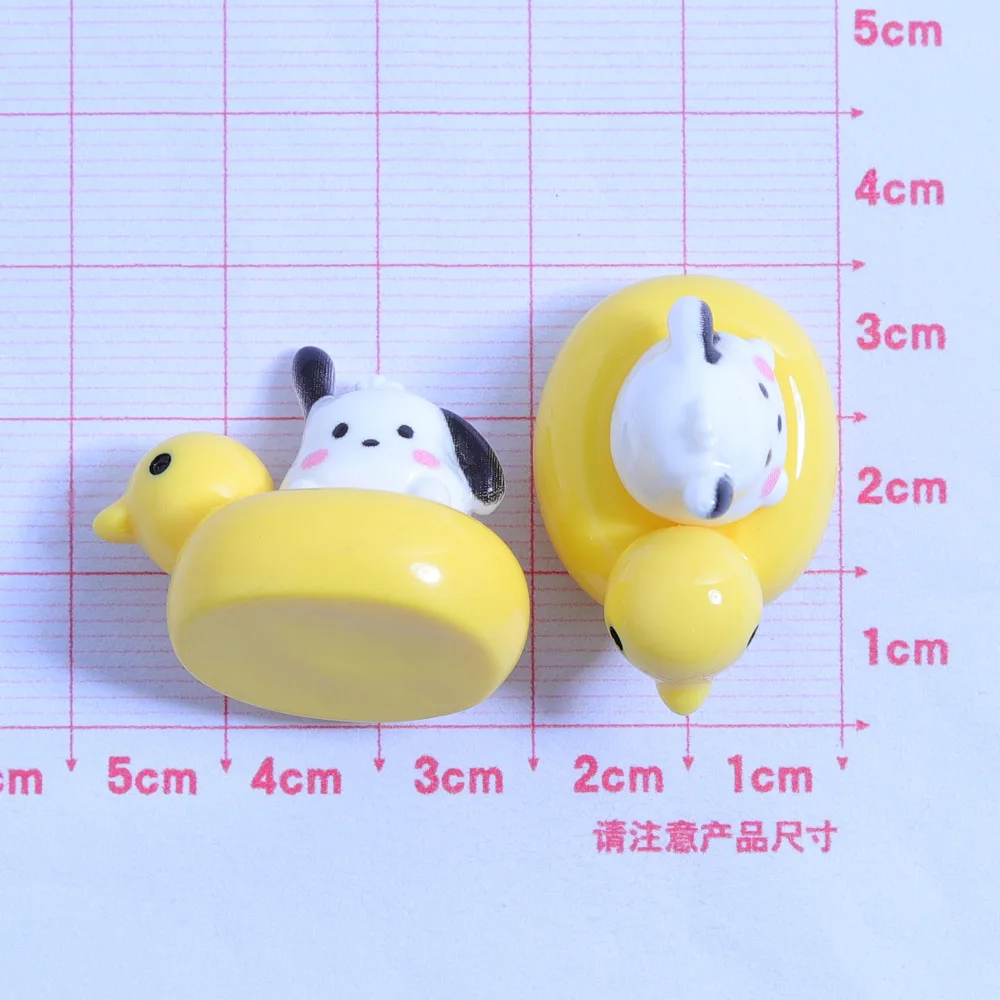 Kawaii Resin Mini 3D Sanrio Ducks Miniatures Decoden Scrapbooking