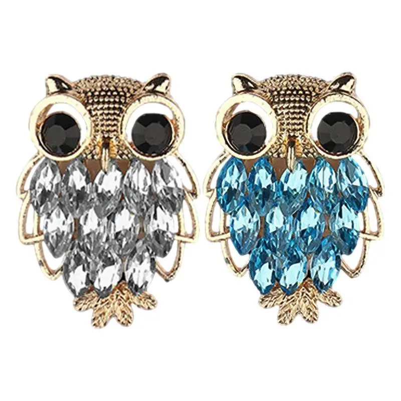 

Car Vent Air Freshener Convenient To Install Auto Air Vent Clip Bling Crystal Owl Aromatherapy Diffuser Extended Durability