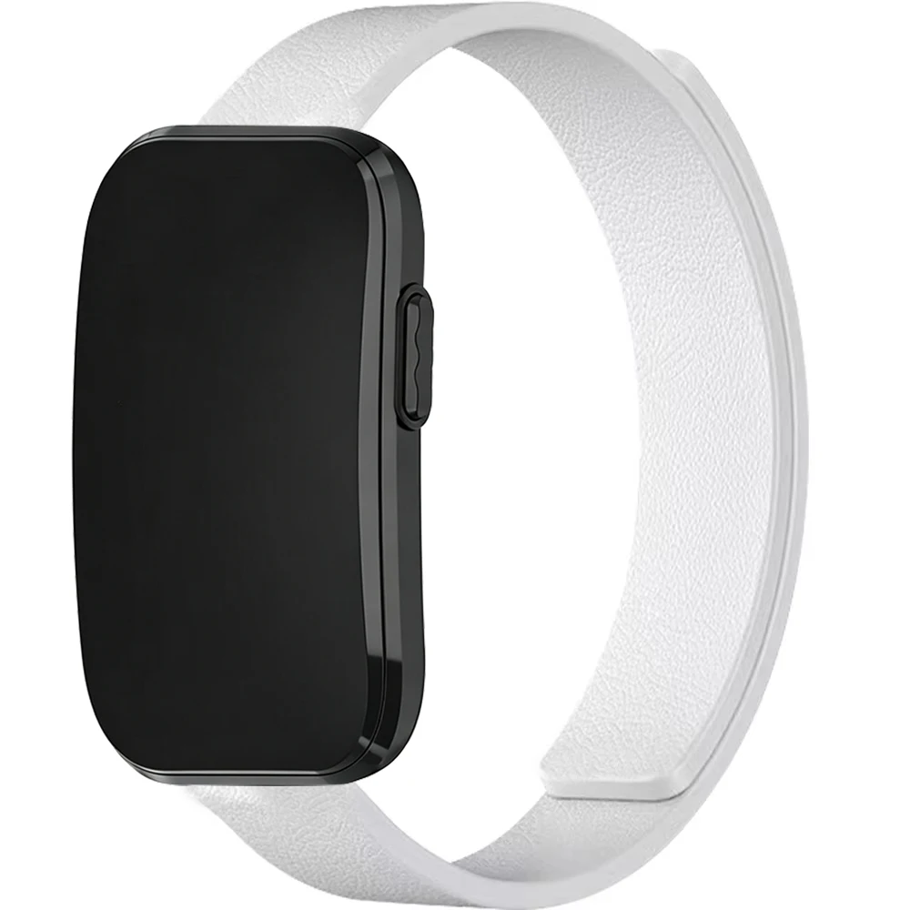Magnetic Silicone Strap Bracelet Loop Wristband for Smart Fitness Tracker