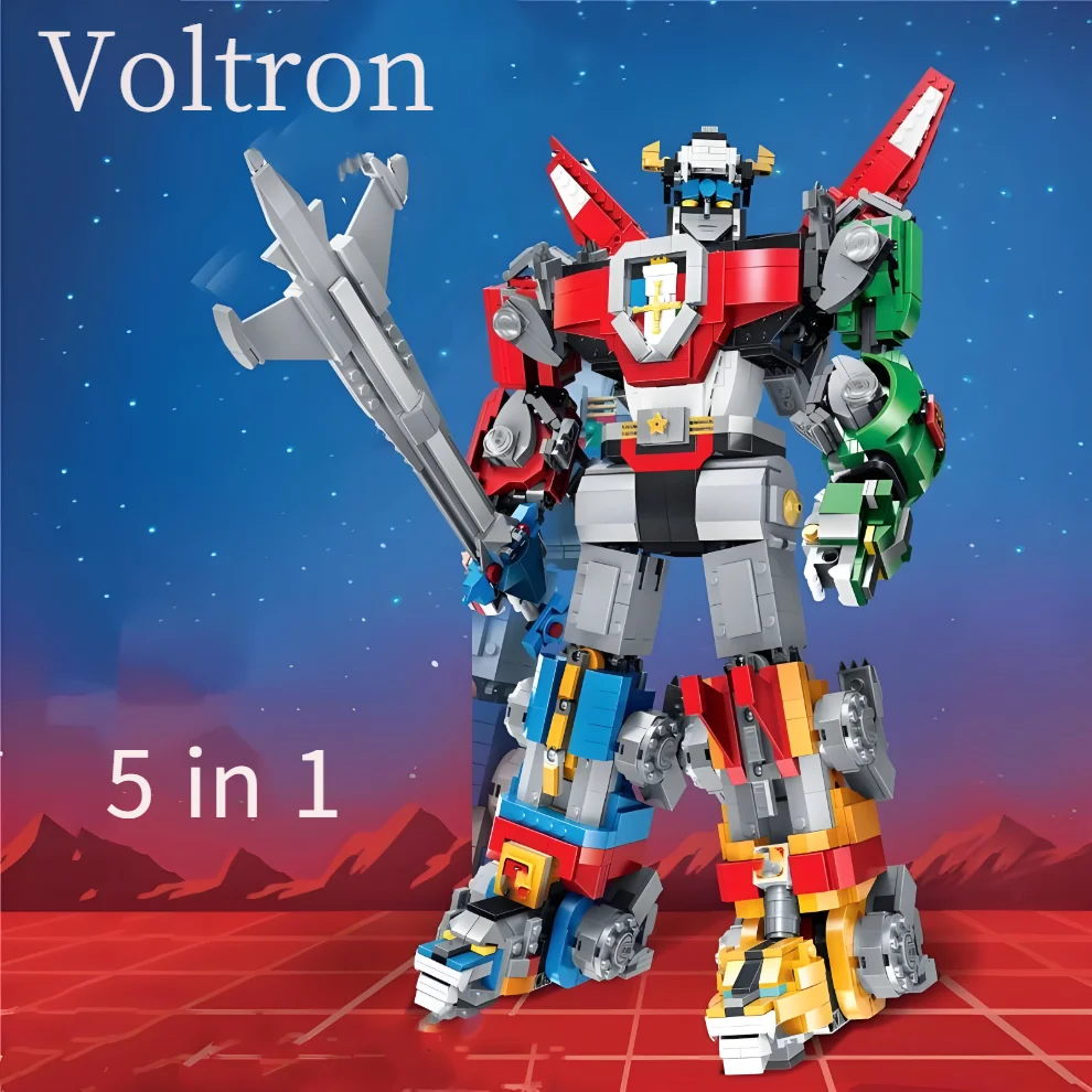 2321 Teile Voltron 21311 Verwandelbares Modellspielzeug 5 in 1 Baustein-Set Defender Universe Bausteine Weihnachts- und Geburtstagsgeschenk