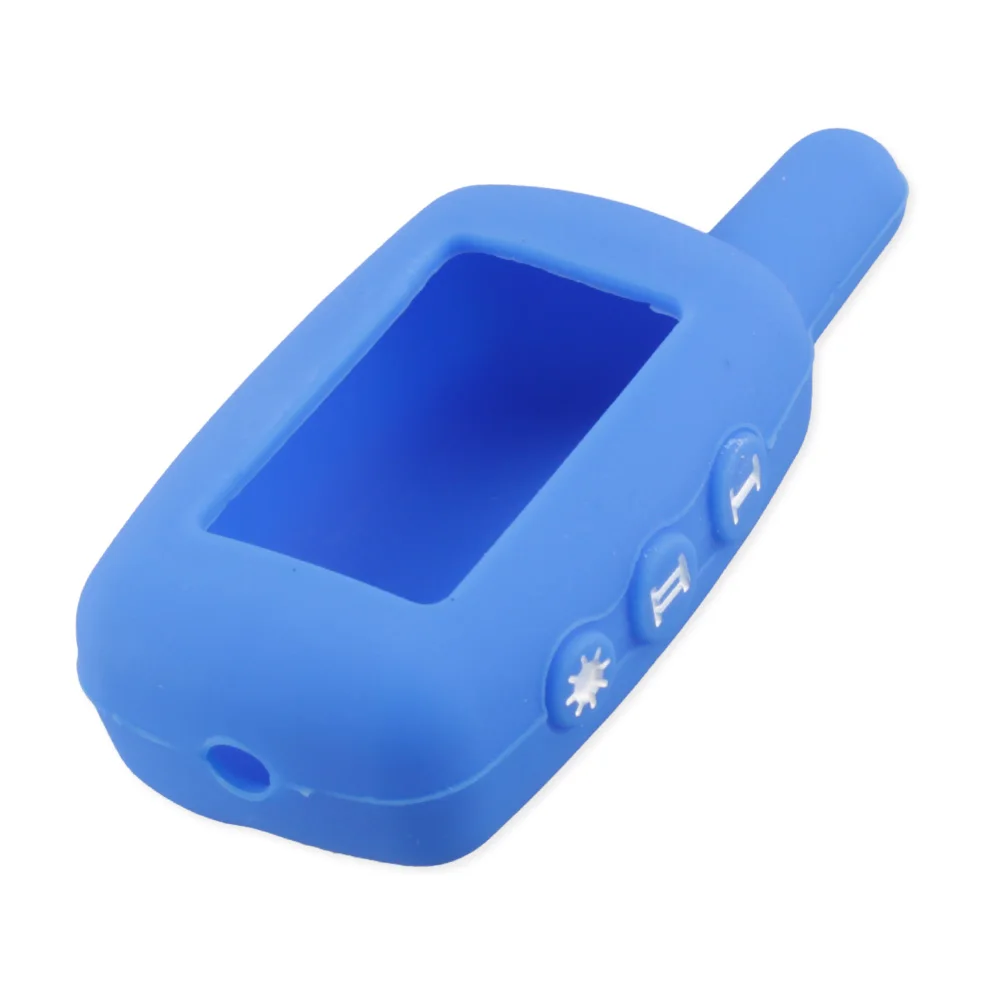 Silicone Key Case For Starline A6 A8 A9 Two Way Car Alarm LCD Remote Controller Keychain Cover Case key case car remote key car key car key shell key shell