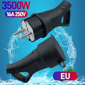 IP54 เยอรมนี EU ซ็อกเก็ตกันน้ําพร้อมปลั๊กตัวเมีย Grounding Schuko 1