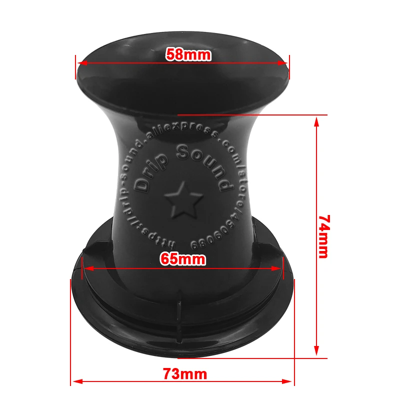 Generic 4pcs Port De Haut-Parleur Bouche éponge, Guide Haut