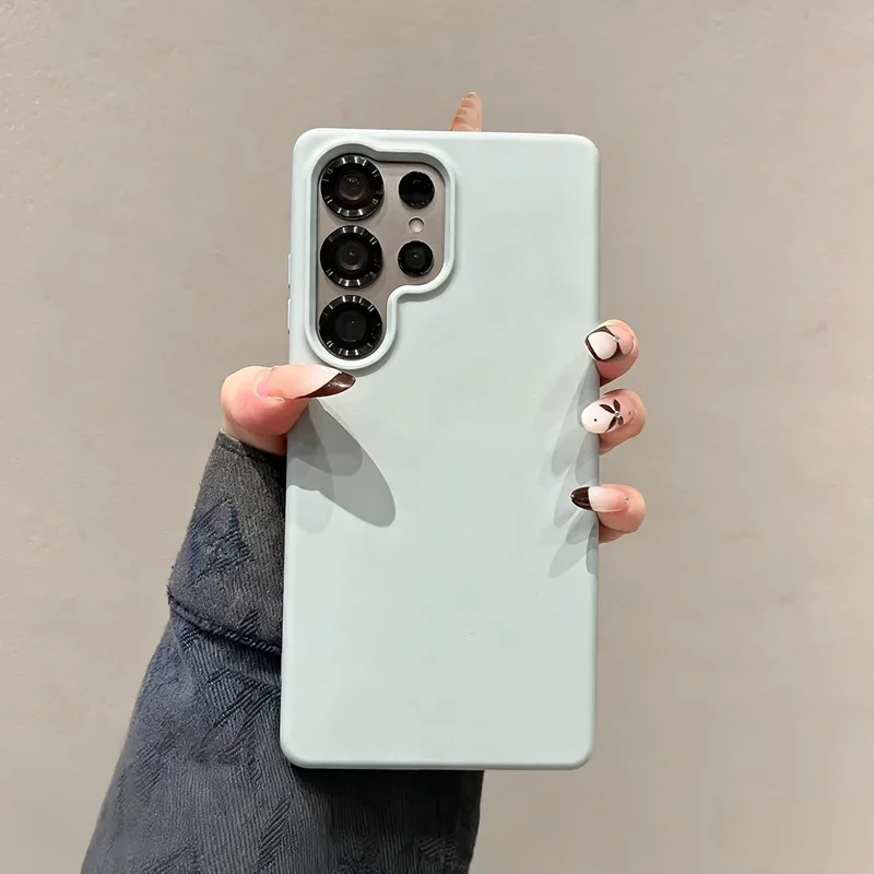 Ultra Liquid Silicone Flocking Candy Color Case