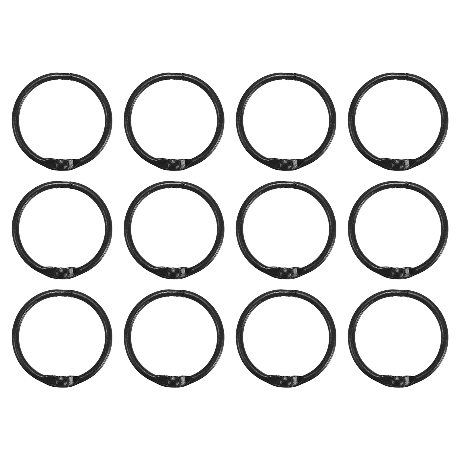 12/18Pcs Metal Ring Binder 30mm 45mm DIY Albums Loose-leaf Book Hoops Opening Office Binding Supplie Photo Album Binder Rings