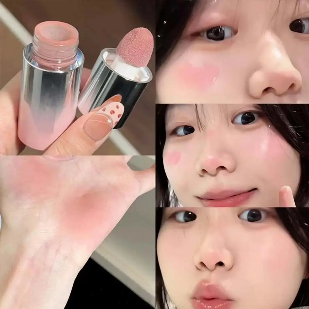 Liquid Blush Stick Waterproof Color Correction Multi-purpose Blush Liquid for Lips Cheeks