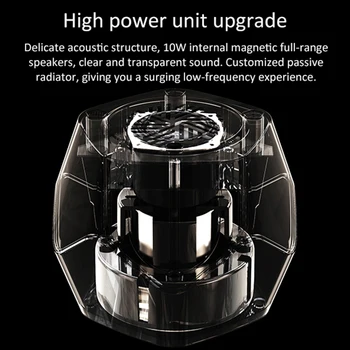 Magnetic Fluid Desktop Speakers Music Pickup Rhythm Lamp Ferrofluid Desktop Sound Partner Creative Gifts for Friends 2025 New 6