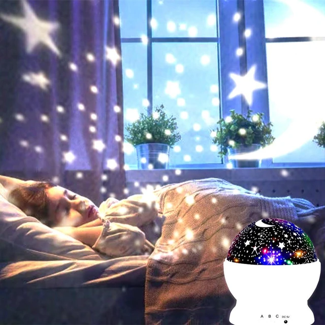 Luces nocturnas para niños, lámpara de proyector de estrellas  multifuncional Votozi para decoración de cumpleaños, Navidad