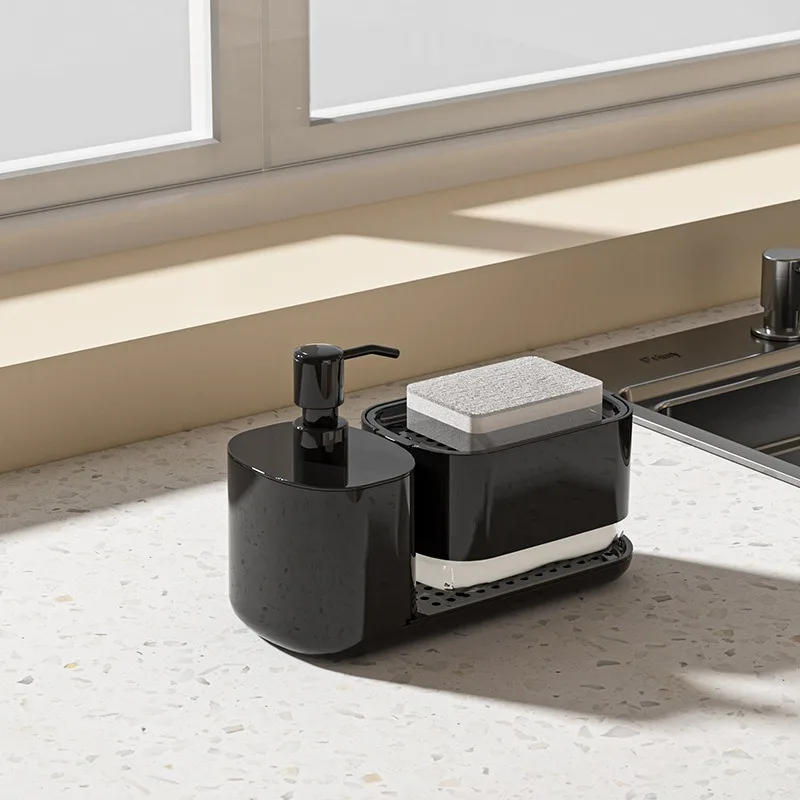 Kitchen Countertop Dish Soap Dispenser Box Wash Basin Hand Soap Dispenser Box Press Kitchen Storage Rack soap dispenser soap dispenser bottle soap liquid box foaming soap dispenser