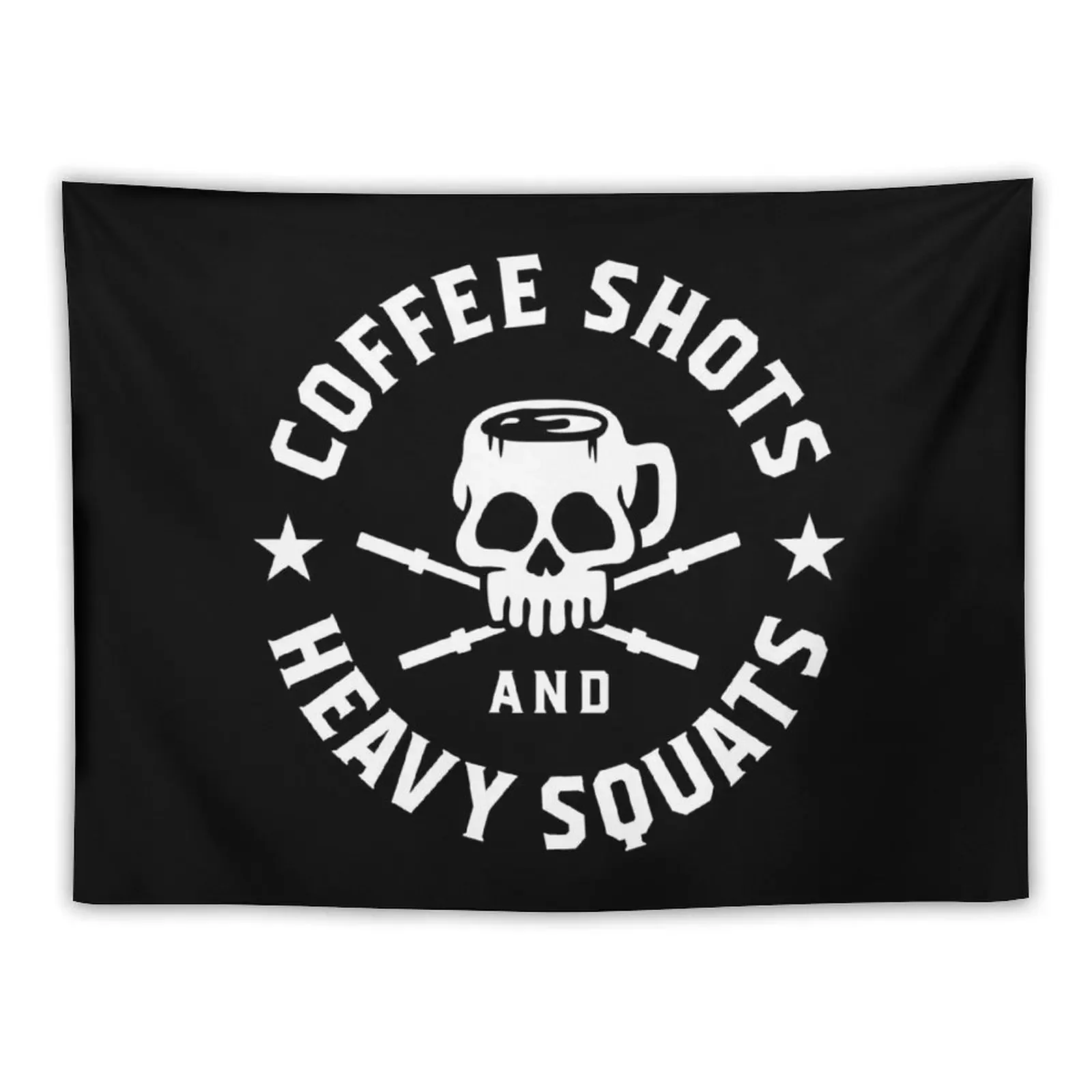 

Coffee Shots And Heavy Squats Tapestry Decorations For Your Bedroom Bedrooms Decor Christmas Decoration Tapestry
