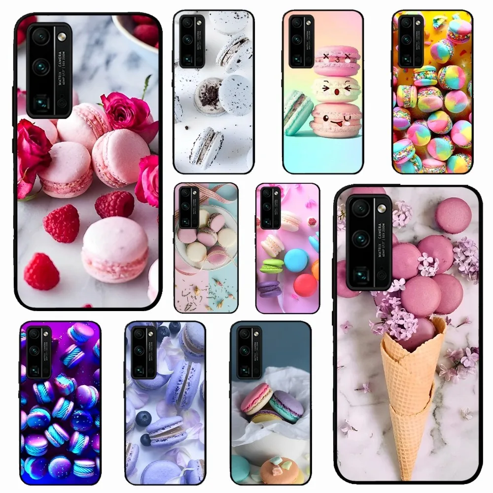 

Dessert ice cream Macaron Phone Case For Huawei Honor 10 lite 9 20 7A pro 9X pro 30 pro 50 pro 60 pro 70 pro plus
