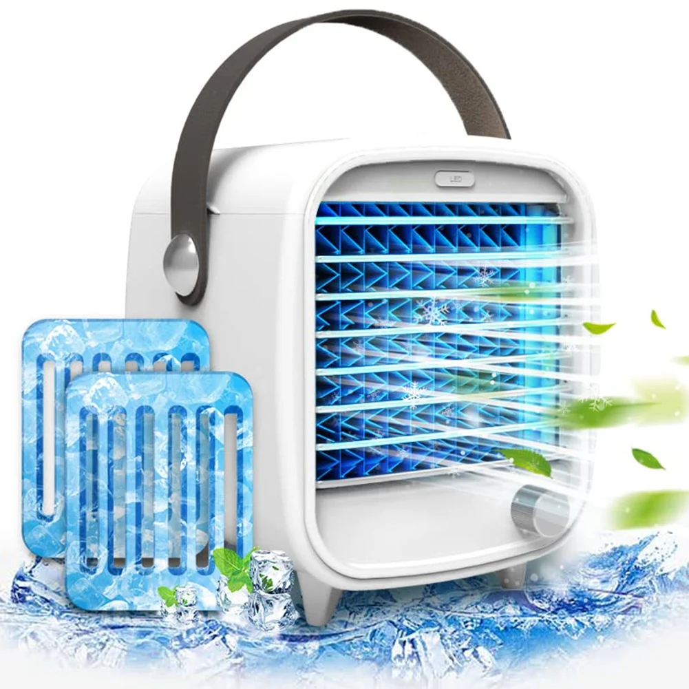 Mini Portable Air Conditioners, Desktop Personal Air Coolers Fan for Office Room, Personal Air Conditioner for Outdoor