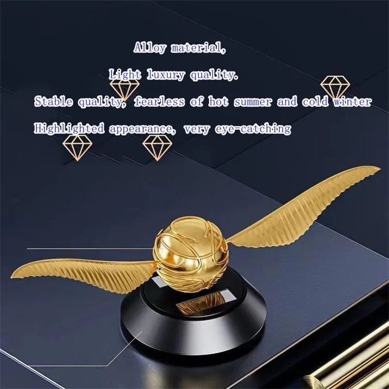 Solar seat car fragrance perfume Golden Snitch fragrance car interior accessories creative decorations for birthday gifts