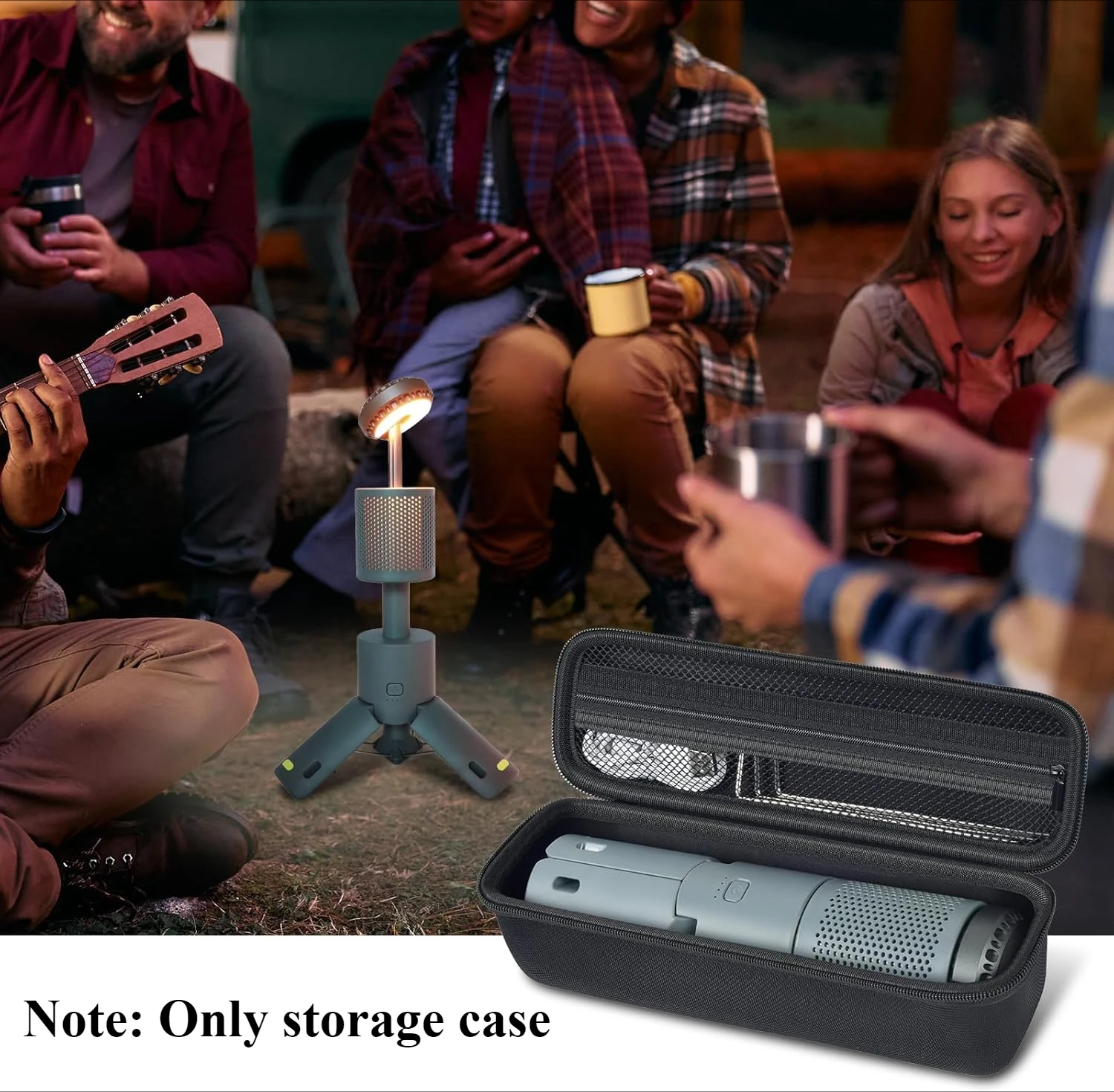 Case Compatible with BYSOU/AsFrost/SupeDesk/Outask Camping Light Telescopic and Collapsible Night Mobile