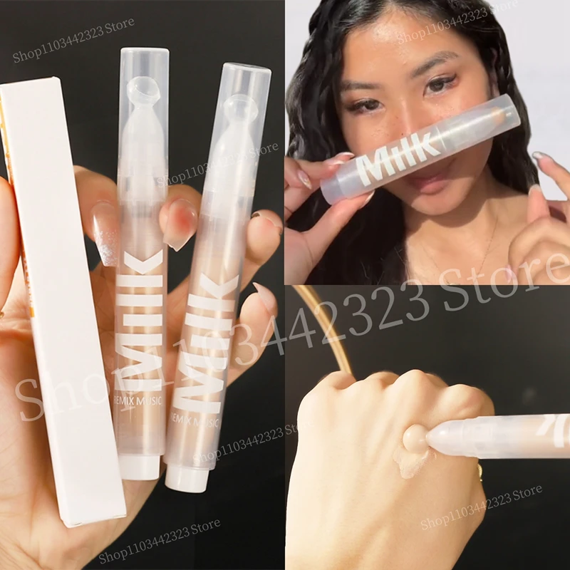 Milk Presses Concealer Long-lasting Covering 115#/125# Facial Brightening Whitening Foundation Beauty Cosmetics Pen face concealer
