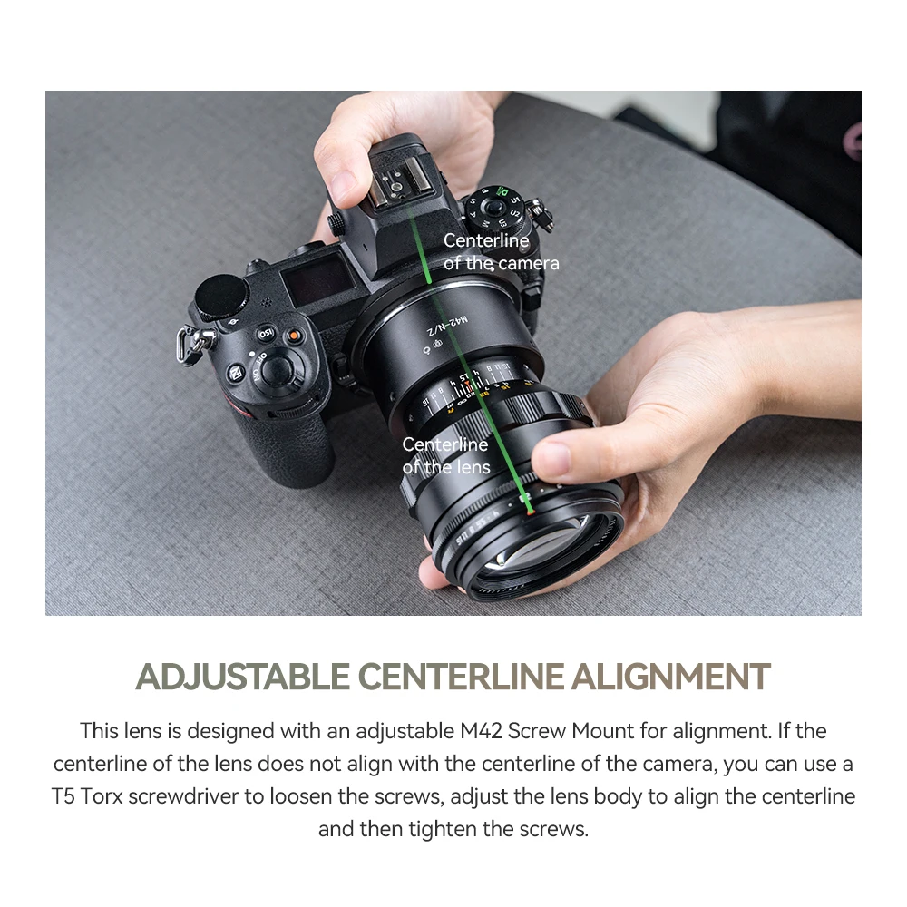 TTArtisan 75mm F1.5 Swirly Bokeh Full Frame Lens M42 mount can be