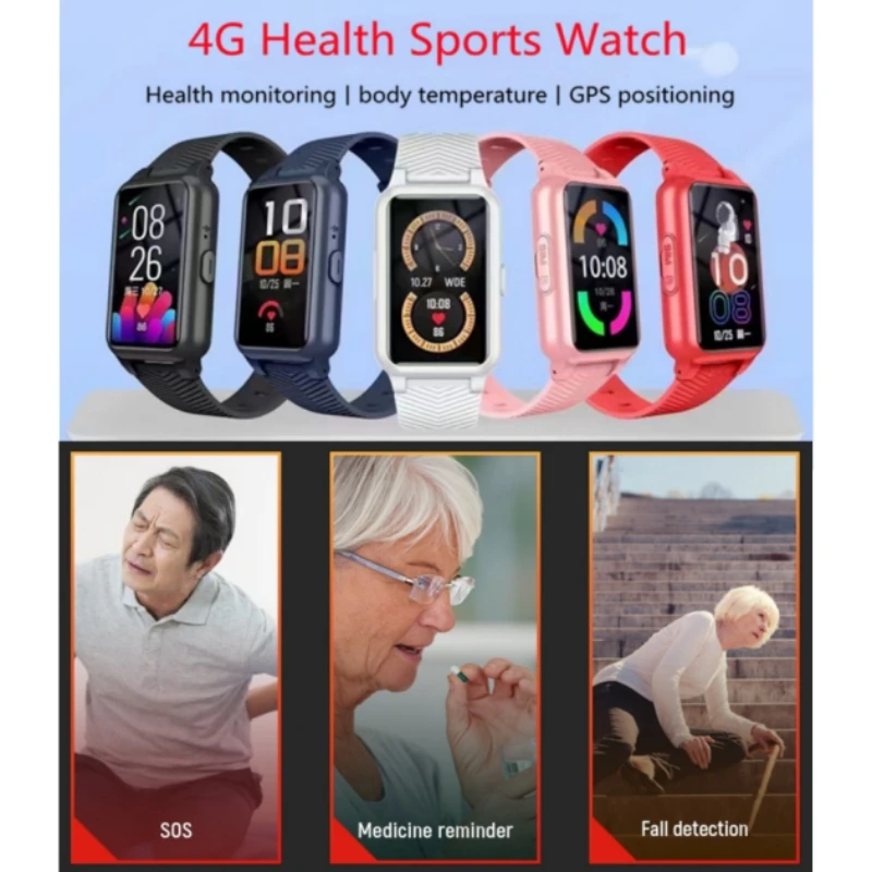 Fall Detection Smart Care Watch Elderly Smart Watch For Seniors