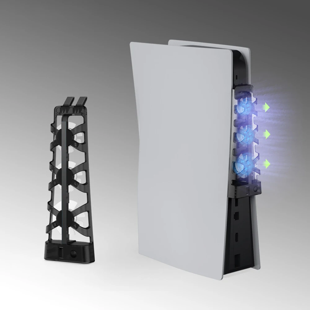 Cooling Fan Radiator with USB Port External Cooler Fan Disc/Digital Editions Upgrade Gaming Accessories Efficient Cooling System