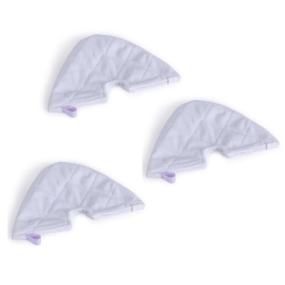 3 יחידות משולשות מיקרופייבר למטלית אדים עבור Shark S2902 S3455K S3501 S3550 S3601 S3801 S3801CO S3901 S4601 S4701 S4701D SE450