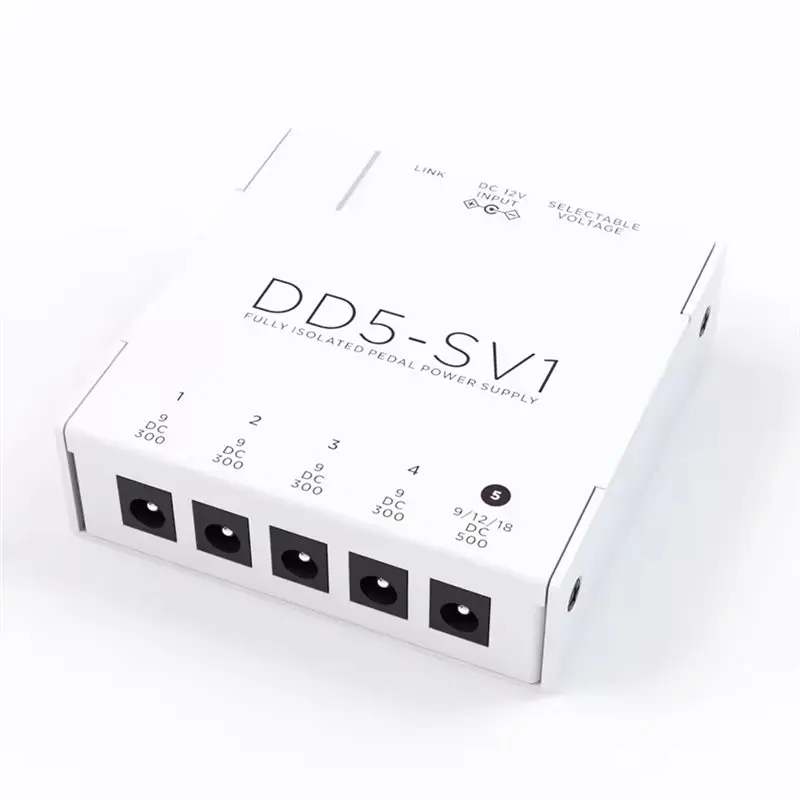 AT82-DD5-SV1 고출력 디지털 이펙터 이펙트 페달 전원 공급 장치 완전 절연 필터 리플 노이즈 감소