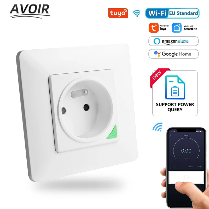 LELLpastel-Multiprise Zigbee, Prise USB Kr, Tuya Smart Life, Minuterie  domestique, 16A, 220V, Allemagne, UE, Extension de prise, Alexa SmartThings  - AliExpress