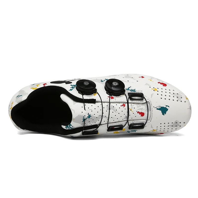 Men's Cycling Sports Shoes Unisex Anti Slip Off-road Cycling Flat Shoes MTB Cycling Shoes Microfiber Camouflage Cycling Shoes 2