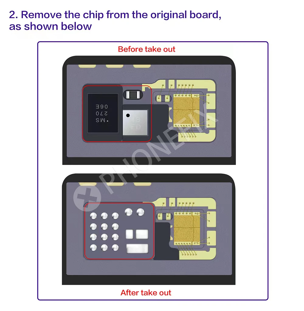 I2C Fa02 Face Chip Integrato Dot Matrix Ic Per Iphone X/Xs/Xs Max/Xr/11/11Pro/11 Pro Max/12/12 Mini/12 Pro/12 Pro Max/Ipad 3/4