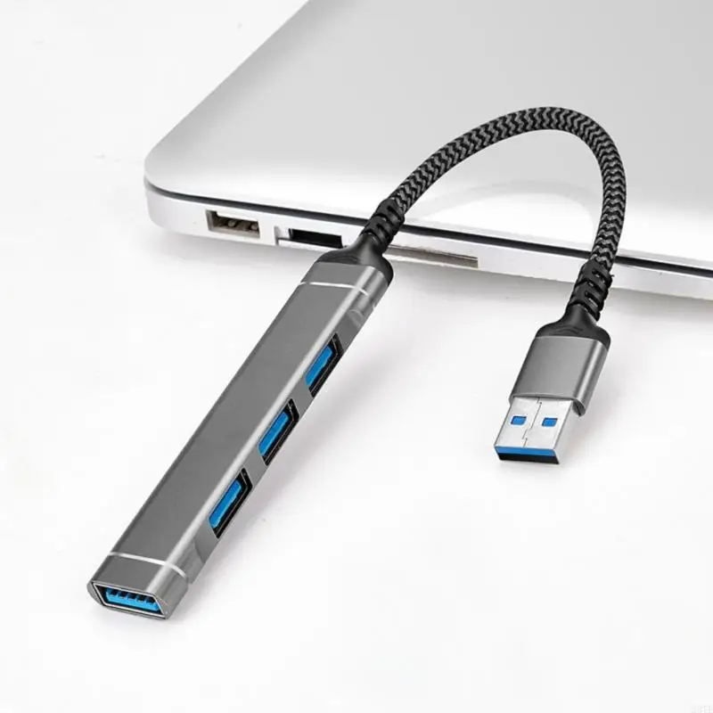 28TE Multiport USB Dongle for Laptop PC Keyboard 4 Port USB A Splitter Hub