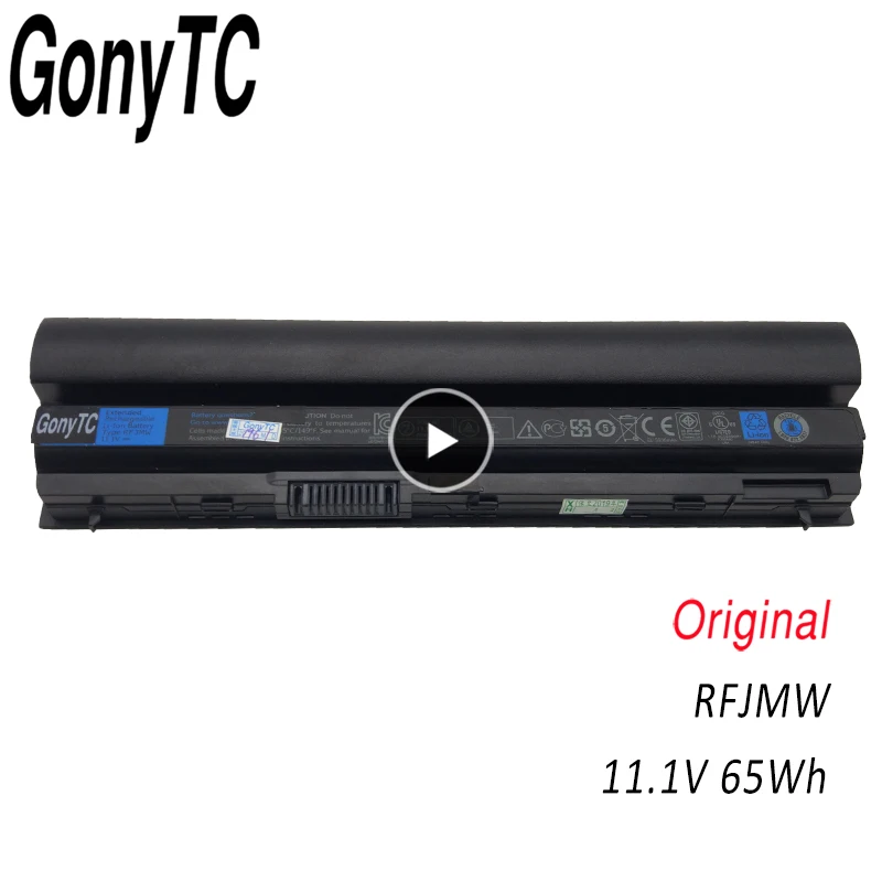 Rfjmw Gonytc 11.1v 65wh 7ff1k Bateria do Portátil para Dell Latitude E6320 E6330 E6220 E6230 E6120 Frr0g Kj321 K4cp5 J79x4 - Imagem 6