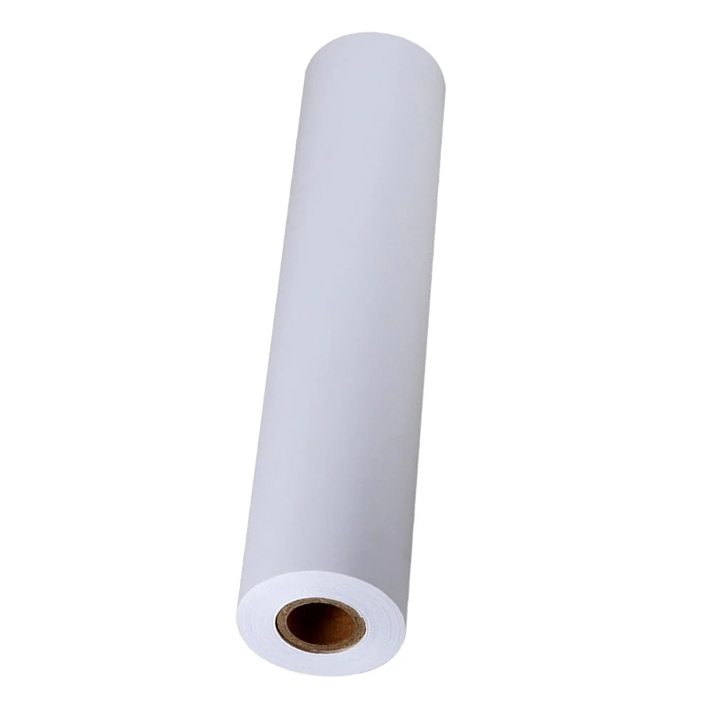 White Drawing Paper Roll Easel Paper Poster Paper Craft Paper Roll Wrapping Paper for Home Office