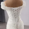 2025 Organza Wedding Evening Gowns Sexy Beading Wedding Dresses Off Shoulder Sweep Train Bride Dress vestido de novia 241128 6