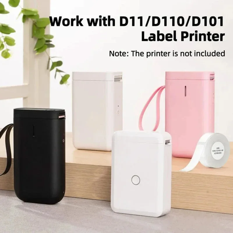 NiiMBOT D110 Thermal Paper Sticker Label Roll Suitable for D11 D101 NiiMBOT Mini Portable Thermal Printer