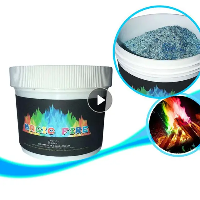 Magic Fire Color Flame Powder Magic Flame Color Changing Festival Fire Powder Camping Bonfire Party Tools Magic Flame Colorful
