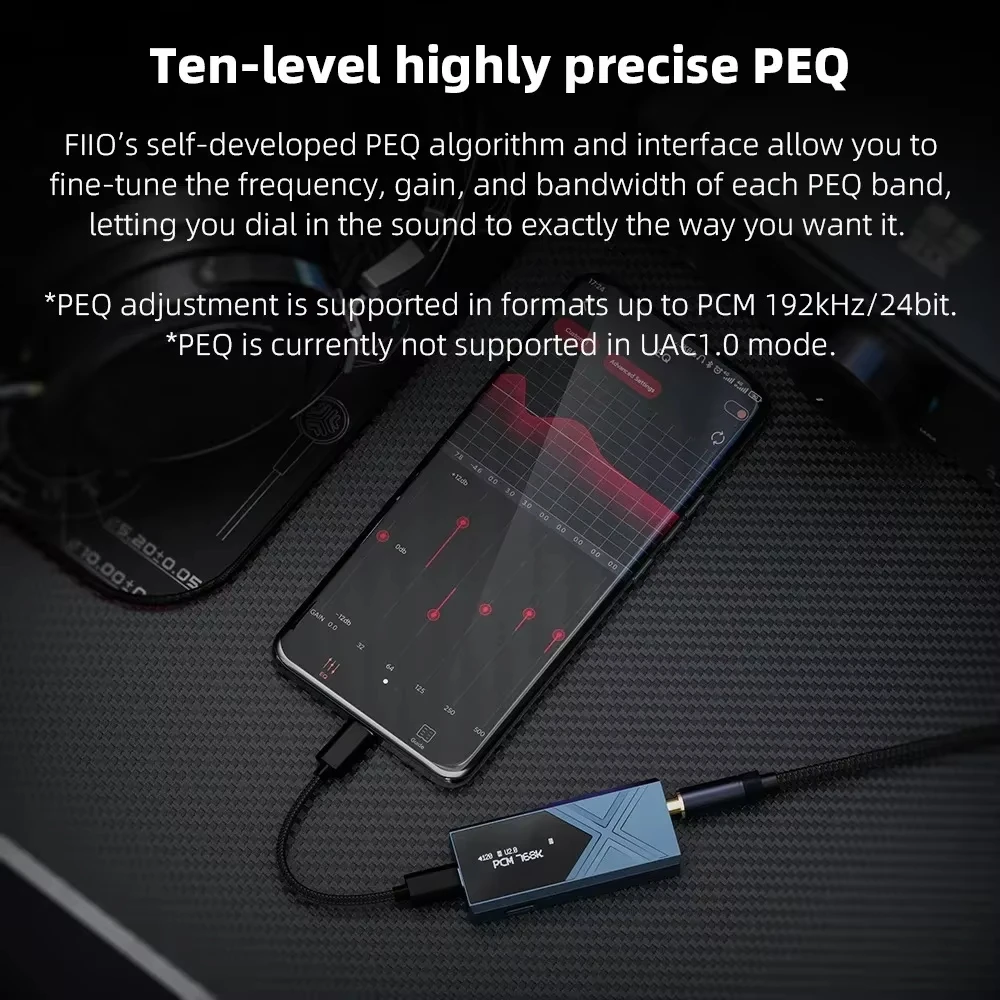 FiiO KA17 Desktop Headphone Amplifier Hifi Sound Stereo Dual ES9069Q Headphone Amplifier Audio Decoder Long Battery Life Custom