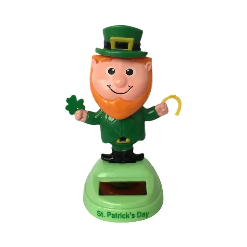 

Автомобиль, танцующая игрушка на солнечной батарее, игрушка-Бобл-голова, День Святого Патрика, веселая интересная танцевальная игрушка-Бобби-голова