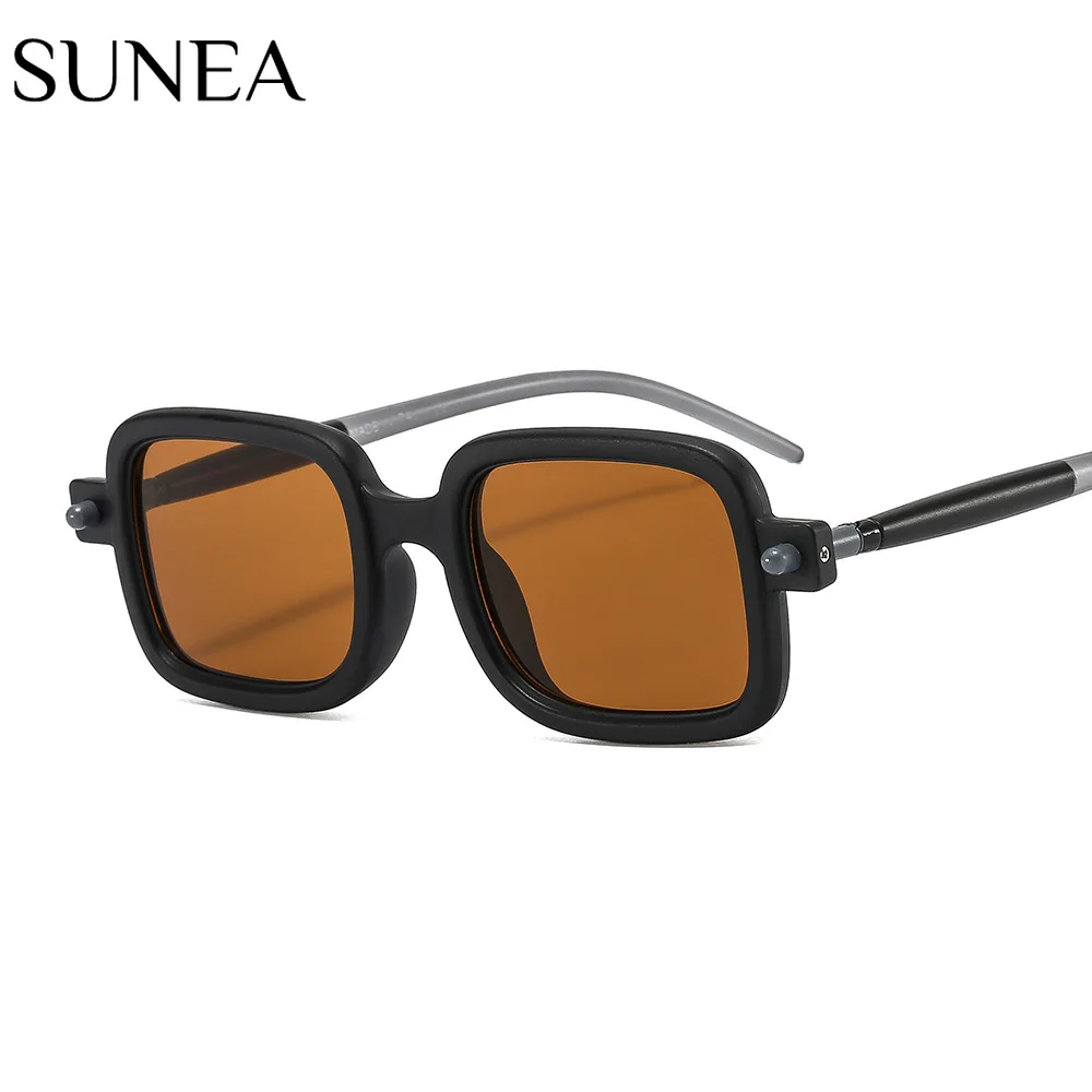 

Women Sunglasses Fashion Square Sunglass Leopard Small Frame Sun Glasses Retro UV400 Gradients Shades Clear Lens Men Eyewear